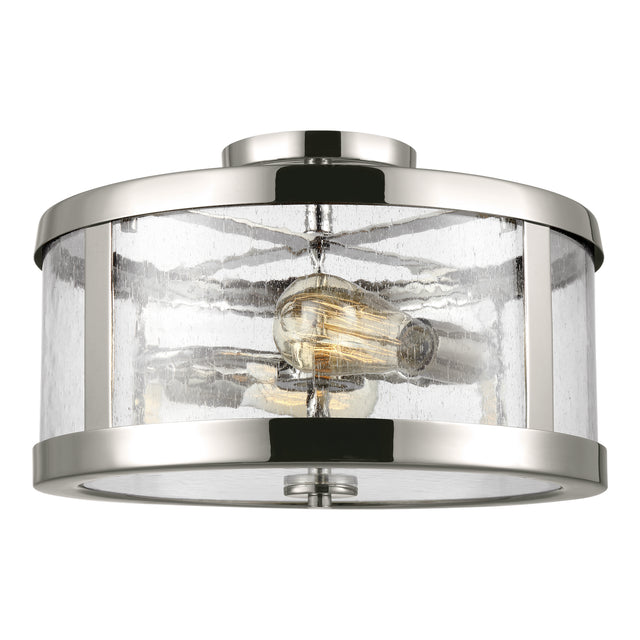 Harrow Outdoor (Damp) Semi-Flush Mount Ceiling Light by Visual Comfort Studio