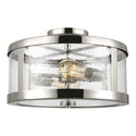 Harrow Outdoor (Damp) Flush Mount Ceiling Light by Visual Comfort Studio
