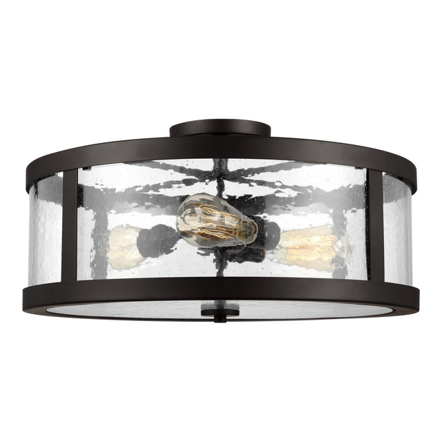 Harrow Outdoor (Damp) Semi-Flush Mount Ceiling Light by Visual Comfort Studio