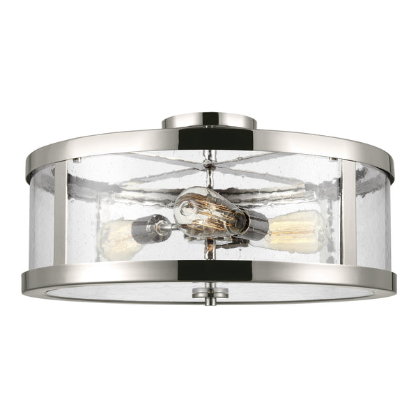 Harrow Outdoor (Damp) Semi-Flush Mount Ceiling Light by Visual Comfort Studio