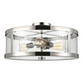 Harrow Outdoor (Damp) Flush Mount Ceiling Light by Visual Comfort Studio