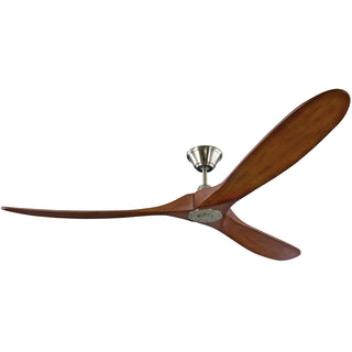 Buy brushed-steel-and-koa-3mavr70bskoa 3-Blade Maverick Ceiling Fan by Visual Comfort Fan