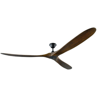 Buy matte-black-and-dark-walnut-3mavr88bk 3-Blade Maverick Ceiling Fan by Visual Comfort Fan