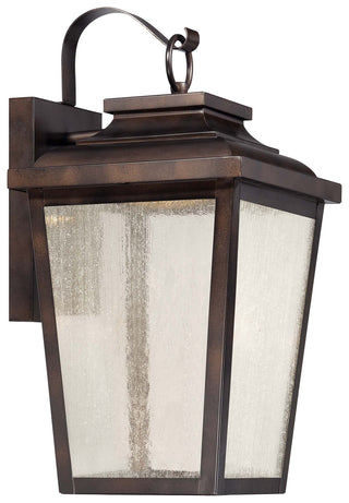 Buy chelsea-bronze-with-clear-seeded-glass-glass Irvington Manor Outdoor (Wet) Wall Lantern by Minka-Lavery