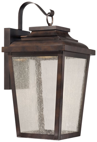 Buy chelesa-bronze-with-clear-seeded-glass-glass Irvington Manor Outdoor (Wet) Wall Lantern by Minka-Lavery