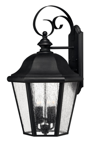 Buy black-with-clear-seedy-glass-and-clear-shade Edgewater Outdoor (Wet) Wall Lantern by Hinkley