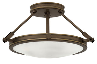 Buy light-oiled-bronze Collier Flush Mount Ceiling Light by Hinkley