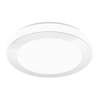 Buy chrome-with-white-glass Carpi Outdoor (Damp) Ceiling Light by Eglo USA
