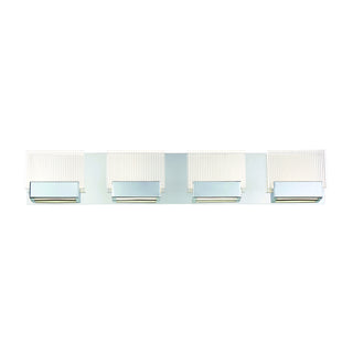 Buy chrome-with-rectangle-clear-acrylic-glass Sonic Vanity by Eurofase