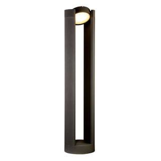 Buy graphite-grey-with-pink-glass Led Bollard Outdoor (Wet) Bollard by Eurofase