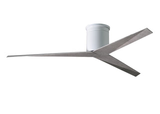 Buy gloss-white-finish-with-barn-wood-tone-blades Eliza Hugger Ceiling Fan by Matthews Fan Company