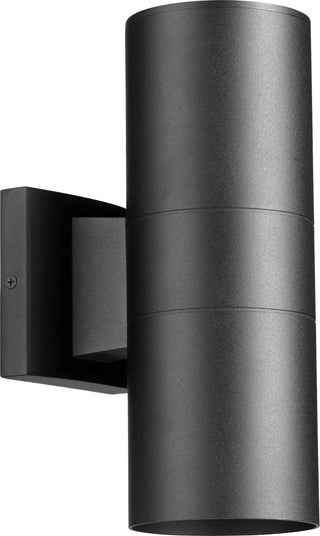Buy textured-black Cylinder Outdoor (Wet) Wall Lantern by Quorum