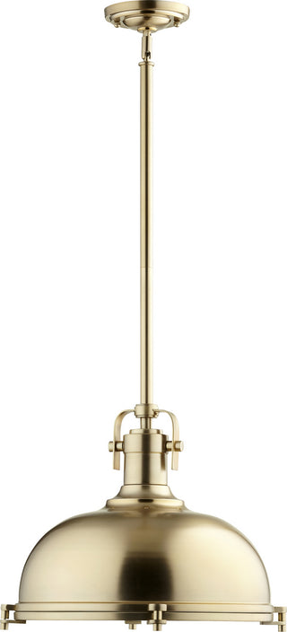 Buy aged-brass Hinge Pendants Outdoor (Damp) Pendant by Quorum
