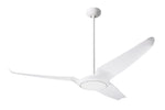 IC/Air3 DC Ceiling Fan by Modern Fan Co - Gloss White Finish with White Blades, No Light, Wall Control [Modern Fan Co-IC3-GW-56-WH-NL-WC|MAIN]