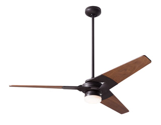 Buy dark-bronze-finish-with-mahogany-blades Torsion Ceiling Fan by Modern Fan Co