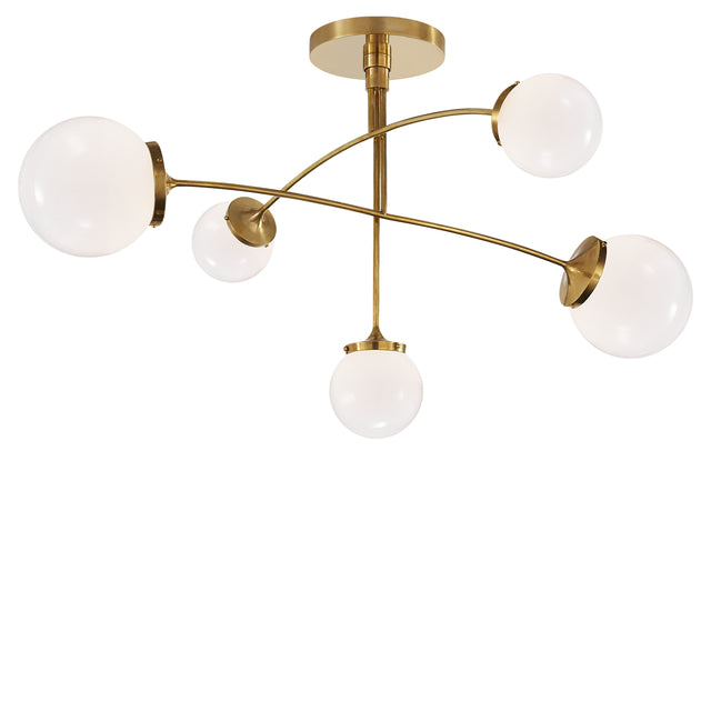 Prescott Outdoor (Damp) Chandelier by Visual Comfort Signature