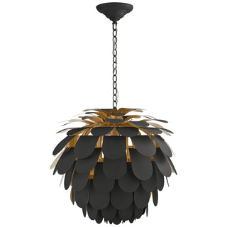 Buy matte-black Cynara Outdoor (Damp) Chandelier by Visual Comfort Signature