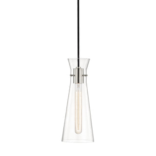 Buy polished-nickel Anya Outdoor (Damp) Pendant by Mitzi