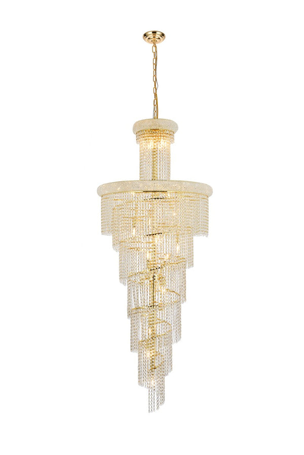 Spiral Chandelier by Elegant Lighting