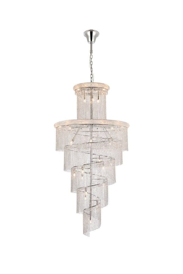 Spiral Chandelier by Elegant Lighting