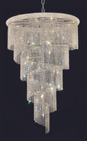 Spiral Chandelier by Elegant Lighting
