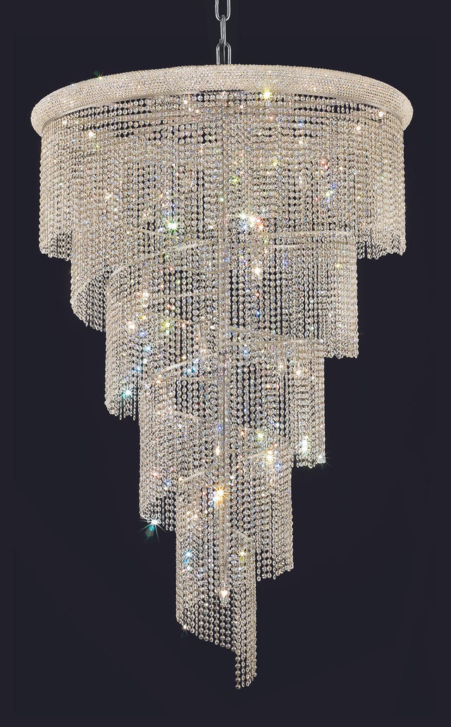 Spiral Chandelier by Elegant Lighting
