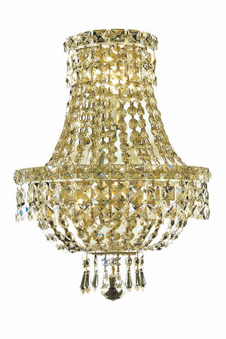 Buy gold Tranquil Outdoor (Damp) Sconce by Elegant Lighting