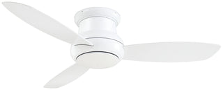 Buy white-finish-with-white-blades 3-Blades Concept II Outdoor (Wet) Hugger Ceiling Fan with Light by Minka Aire