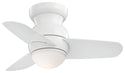 3-Blades Spacesaver Hugger Ceiling Fan with Light by Minka Aire
