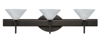 Buy bronze-with-marble-2-5-x-5-5-x-5-5-glass Kona Sconce by Besa