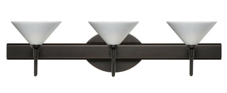 Buy bronze-with-white-starpoint-2-5-x-5-5-x-5-5-glass Kona Sconce by Besa