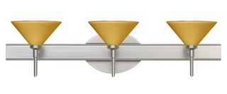 Buy satin-nickel-with-mango-starpoint-2-5-x-5-5-x-5-5-glass Kona Sconce by Besa