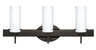 Buy bronze-with-opal-matte-6-125-x-2-75-x-2-75-glass Copa Sconce by Besa