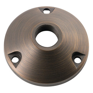 Outdoor (Wet) Brass Round Mounting Base Accessory by Kichler
