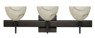 Buy bronze-with-mocha-4-x-6-x-6-glass Brella Sconce by Besa