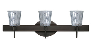 Buy bronze-with-stone-silver-foil-3-75-x-3-5-x-3-5-glass Nico Sconce by Besa