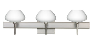 Buy satin-nickel-with-opal-matte-3-125-x-5-375-x-5-375-glass Peri Sconce by Besa