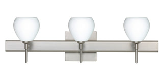 Buy satin-nickel-with-opal-matte-3-875-x-4-125-x-4-125-glass Tay Tay Sconce by Besa