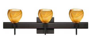 Buy bronze-with-honey-3-875-x-4-125-x-4-125-glass Tay Tay Sconce by Besa