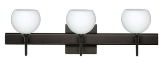 Buy bronze-with-opal-matte-3-875-x-4-75-x-4-75-glass Palla Sconce by Besa