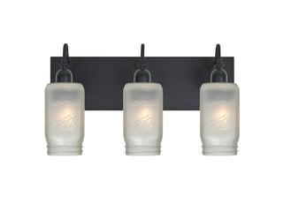 Buy black-with-white-frost-6-5-x-3-75-x-3-75-glass Milo Vanity by Besa