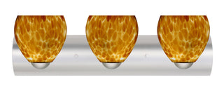 Buy satin-nickel-with-amber-cloud-5-25-x-5-875-x-5-875-glass-and-opal-shade Bolla Sconce by Besa