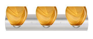 Buy satin-nickel-with-honey-5-25-x-5-875-x-5-875-glass Bolla Sconce by Besa