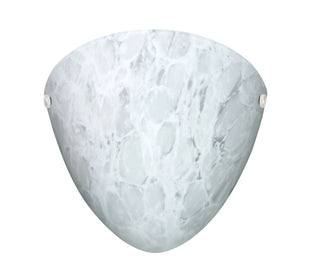 Buy white-with-carrera-9-625-x-9-625-x-3-75-glass Kailee Sconce by Besa