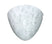 White with Carrera 9.625``x 9.625``x 3.75`` Glass