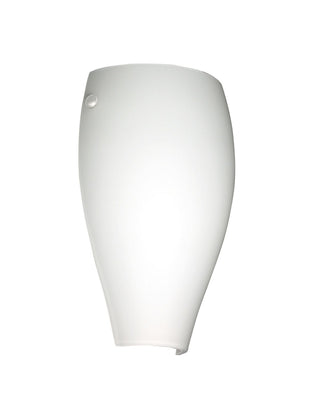 Buy white-with-opal-matte-11-x-7-375-x-3-625-glass Chelsea Sconce by Besa