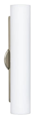 Satin Nickel with Opal Matte 19.75``x 3.75``x 3.5`` Glass