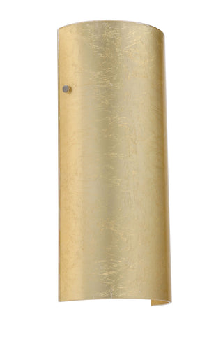 Buy satin-nickel-with-gold-foil-13-75-x-6-125-x-3-375-glass Torre Sconce by Besa