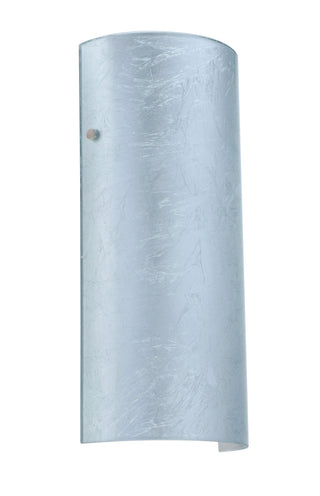 Buy polished-nickel-with-silver-foil-13-75-x-6-125-x-3-375-glass Torre Sconce by Besa