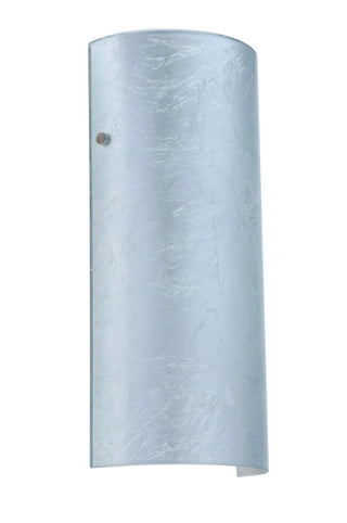 Buy satin-nickel-with-silver-foil-13-75-x-6-125-x-3-375-glass Torre Sconce by Besa